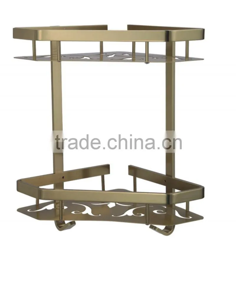 Wall mounted aluminium shower caddy
