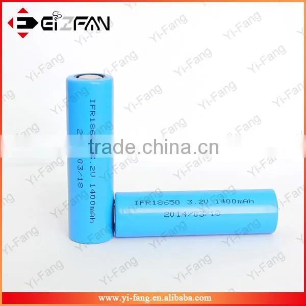 EFAN 18650 lifepo4 cell 1400Mah 3.2V for power tools