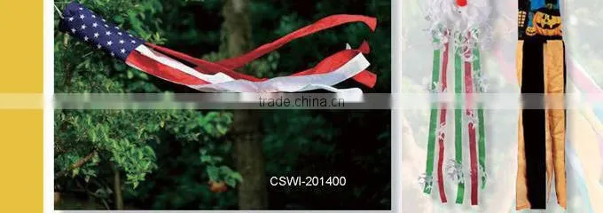 100% polyester differen sizes USA windsock