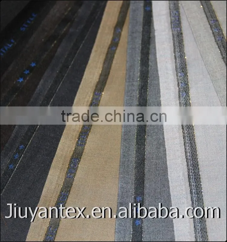 Indonesia hotselling trw twill two tone shiny silk touch men lady uniform suiting textile of clothing from supplier in China