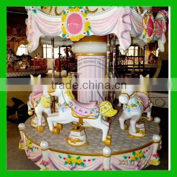 Christmas Mini Cute Musical Carnival Rides Merry Go Round for Kids