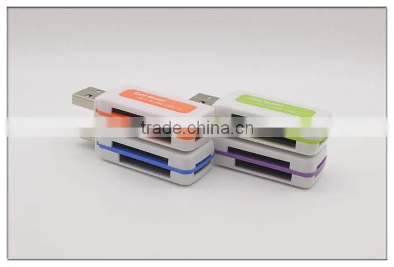 Promotional cheap 4 ports multi sim card reader(OS-CR136)