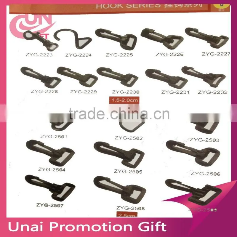 Harness Brass Plated Swivel Eye Bolt Snap Hook for Rope