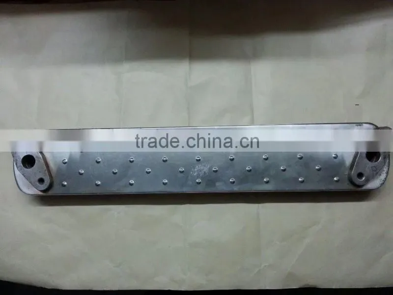 PE6 excavator engine parts of hydraulic oil cooler core for KOBELCO & UD diesel
