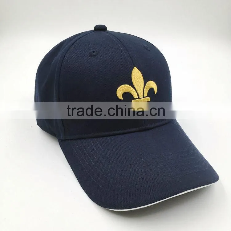 Custom design 100% cotton twill embroidered baseball cap