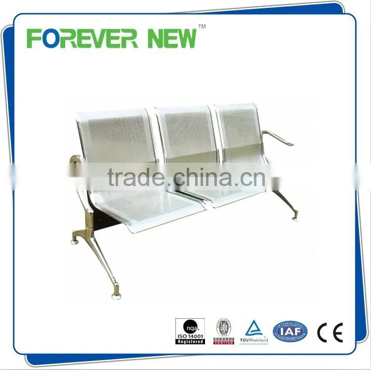 YXZ-038 3-seats waiting chair with leatheret cover