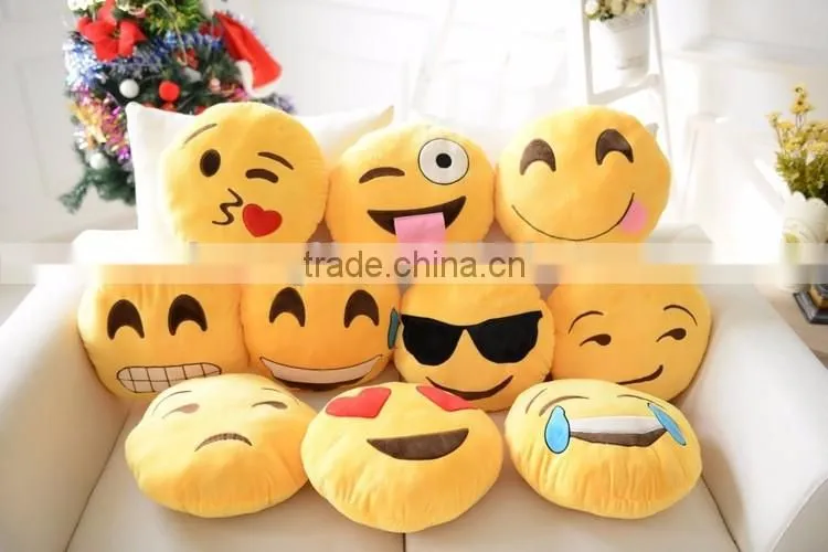 Household indoor warm emoji plush funny bedroom slippers ,QQ expression plush shoes