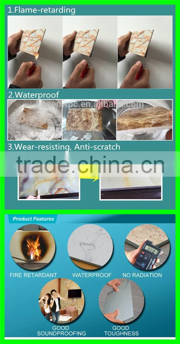 pvc decorative plastic faux marble stone frame