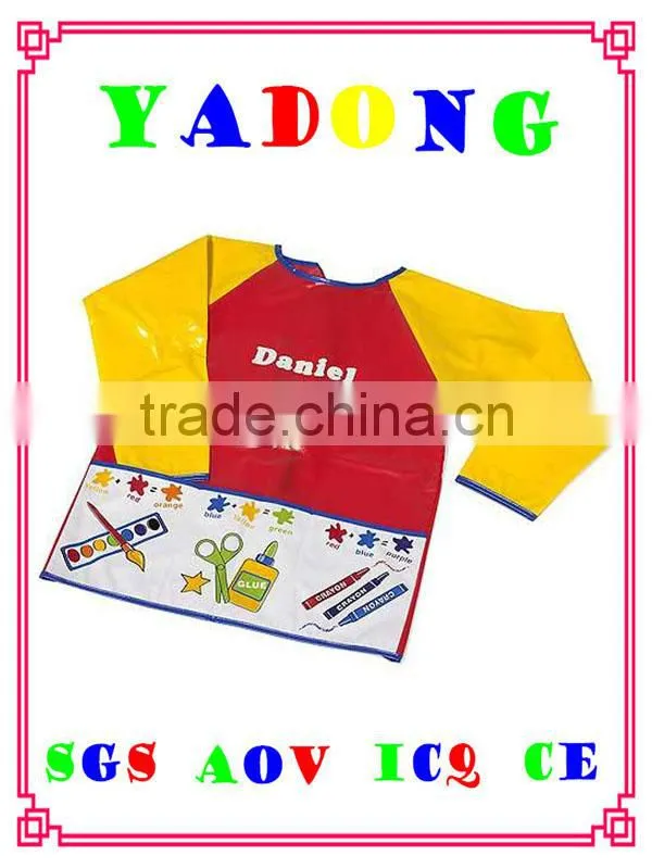 printing waterproof pvc cute kids apron