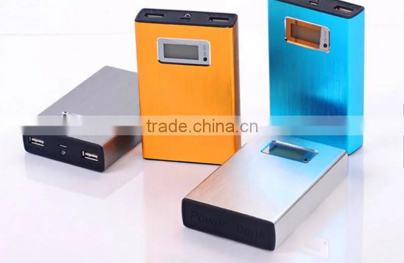 Promotional gift newest model metal material smart portable 12000mah power bank
