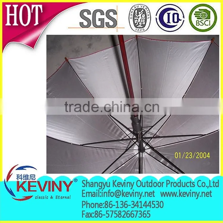 straight umbrella wood frame umbrella auto open parasol produce by chinease parapuie manufacturer