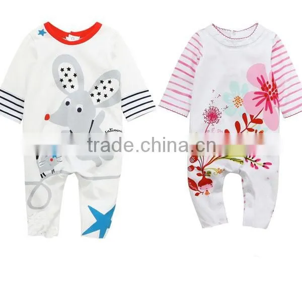 new design hot sale printing baby romper cute baby clothes