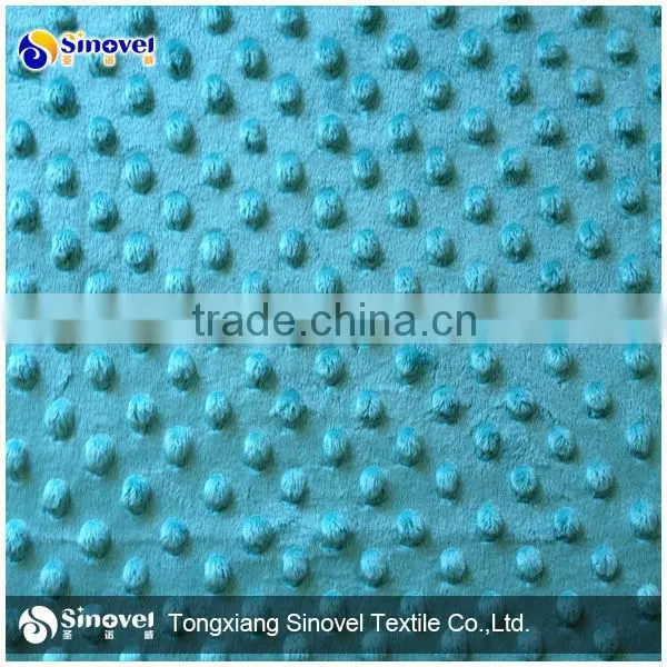Polyester Suede bonded fur