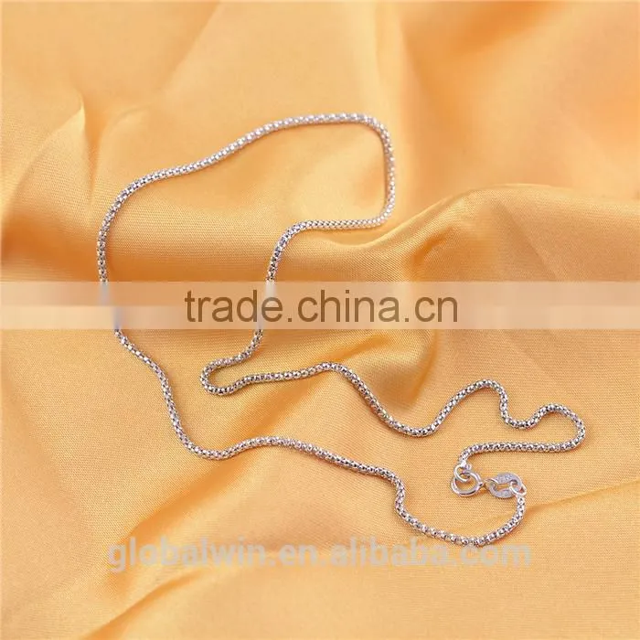 New European Design S925 Sterling Silver Pendant Chain