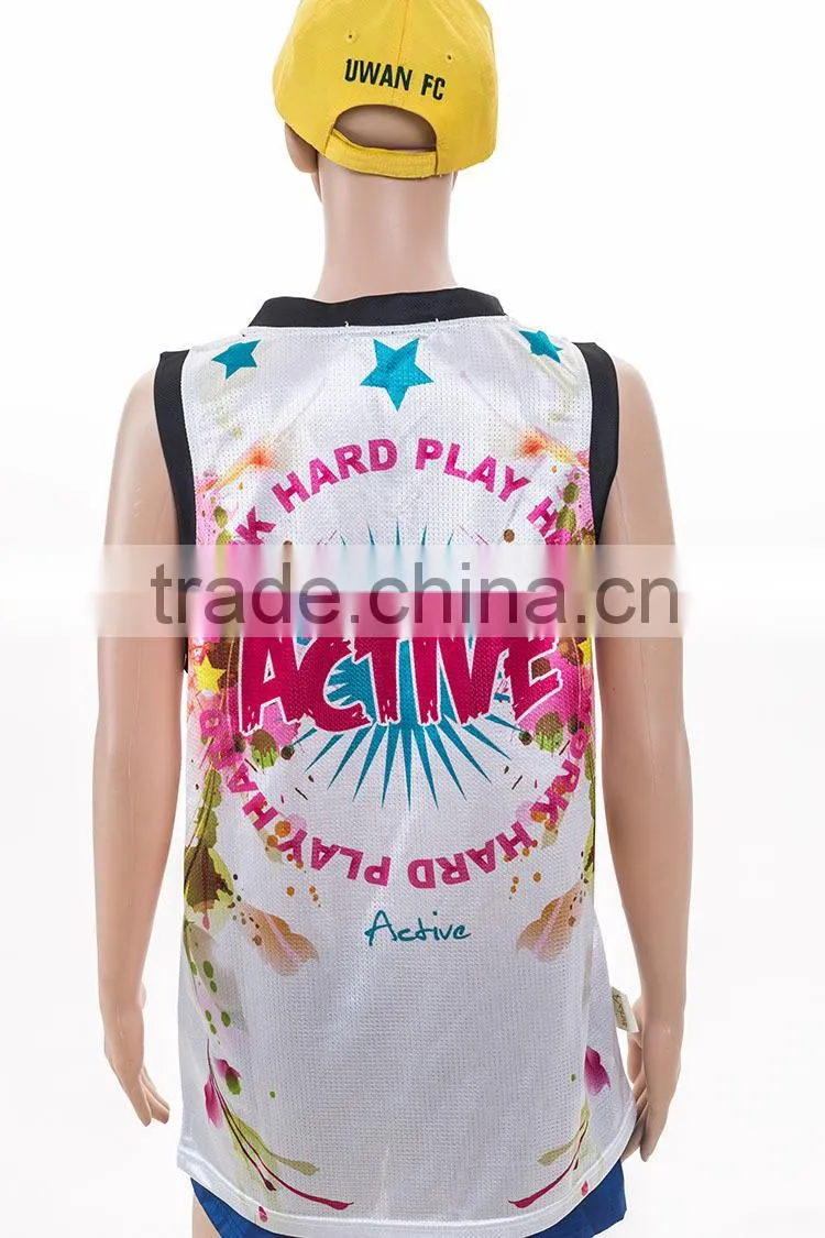 High Quality Orange Color Basketball Jersey for club