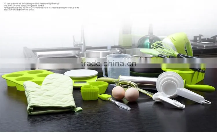 30pcs stainless steel salad bowls silicon molds cake silicone bakeware set