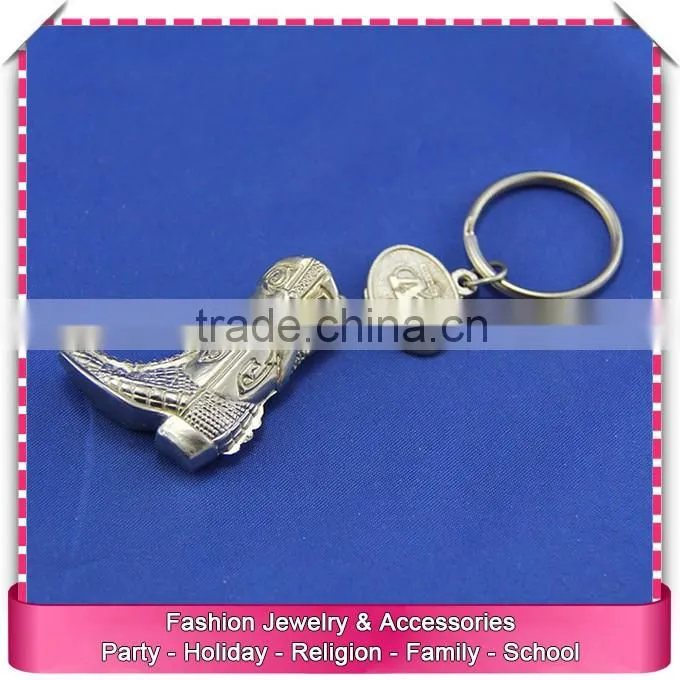 Bulk high heel shoe keychains, no minimum custom logo keychains