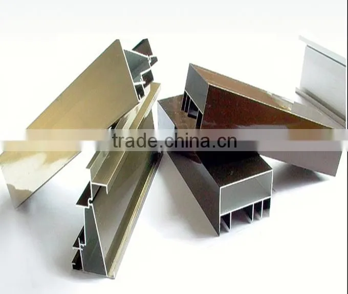 Windows and doors construction usage extrusion aluminium profile