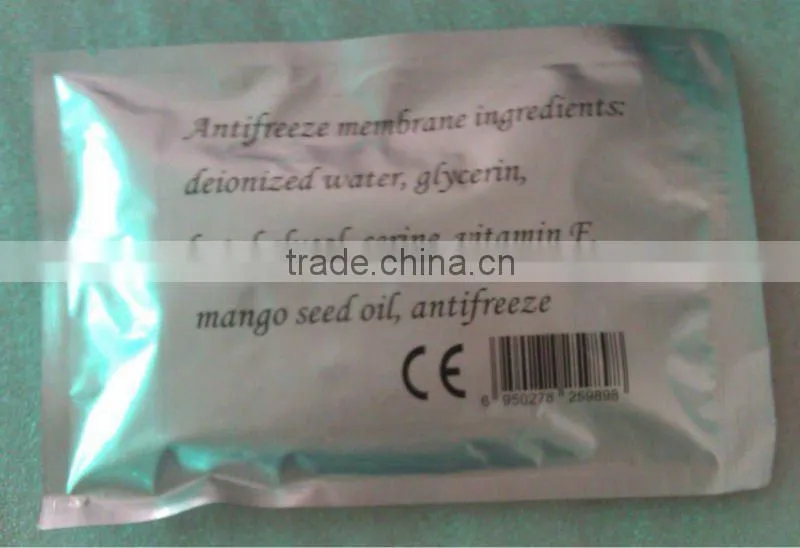 Antifreeze membrane for freezing lipofreeze machine