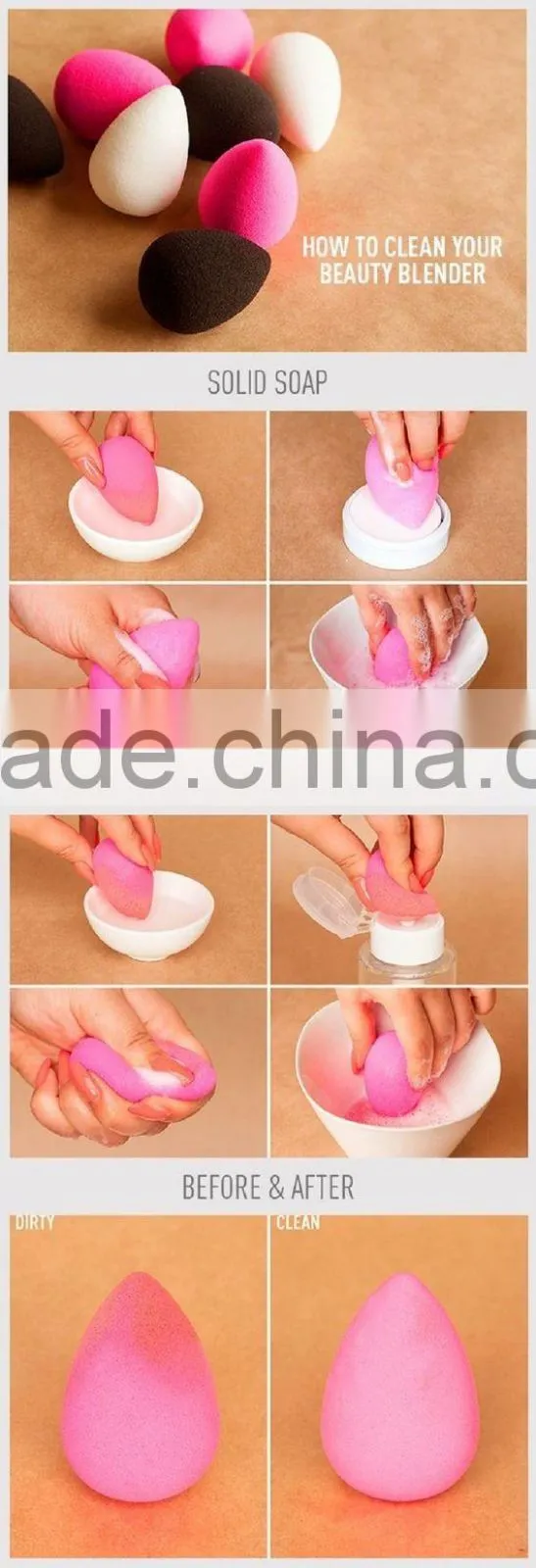 Wholesale Hot Selling Beauty Makeup Sponge, Makeup Sponge Puff, Cosmetic Sponge Blender