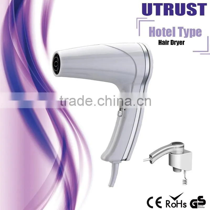 China ABS Plastic The newset Well Selling professional wall mounted hotel hair dryer