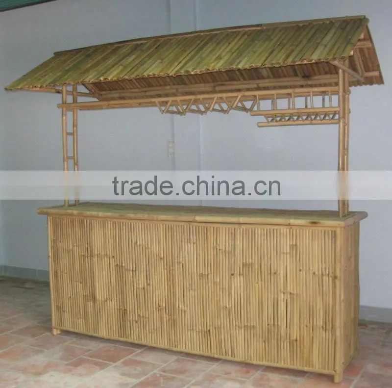 VIETNAM ECO-FRIENDLY NATURAL BAMBOO THATCH TIKI HUTS & BAR & GAZEBO/BAMBOO FURNITURE SET CHEAP PRICE-GIA GIA NGUYEN COMPANY