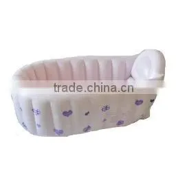 New design inflatable phthlate free pvc baby bathtub with custom logo printing