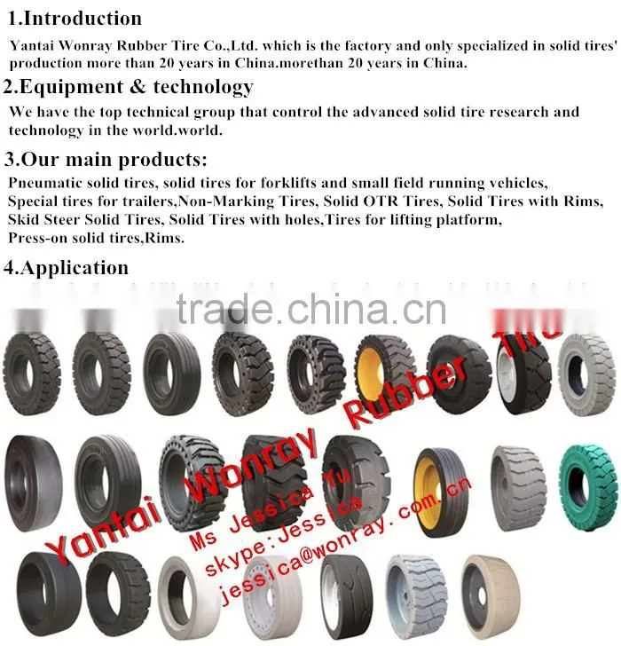 cheap tyre in china solid rubber press-on 26x10 tyres