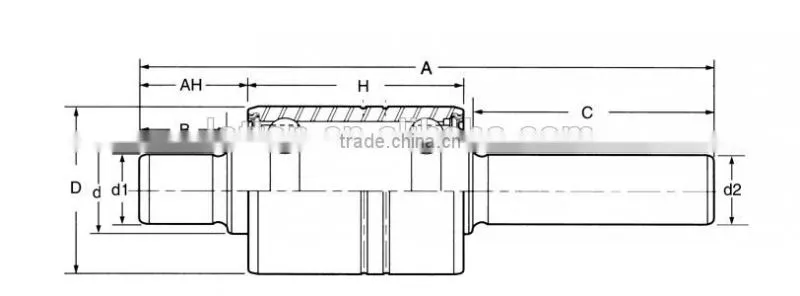 Water Pump Shaft Bearings WB1630148 WIR16301147