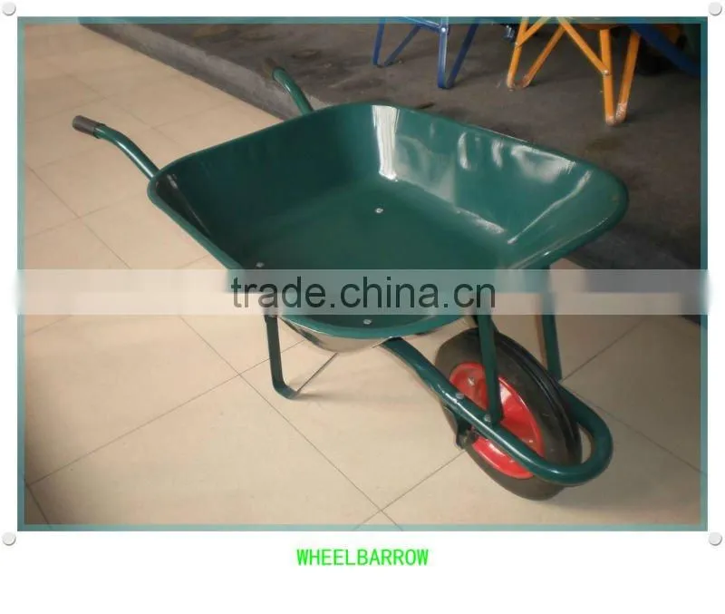 steel tray wheelbarrow with air solid wheel