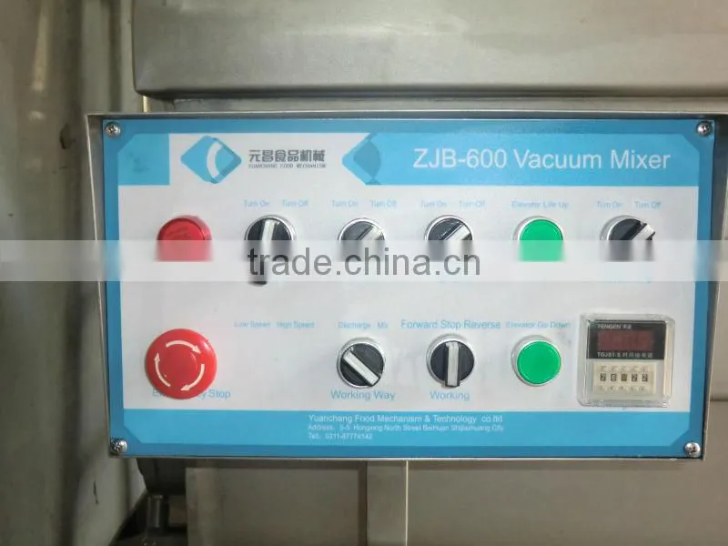 factory supply stainless steel Vacuum Mixer with double paddles