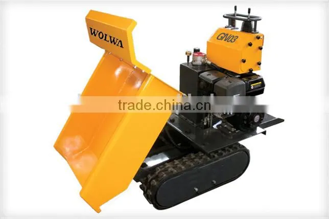 350kg rated loading mini crawler dumper from china manufacturer