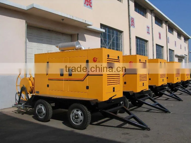 ISO9001 Portable Diesel Generator Set For Land Use