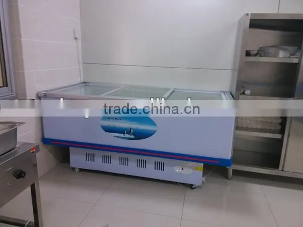 Hot sale glass door holiday freezer
