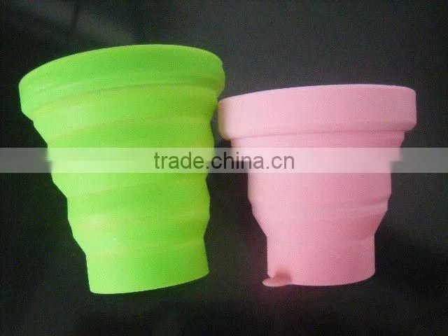 Free samples fashion silicone collapsible cup