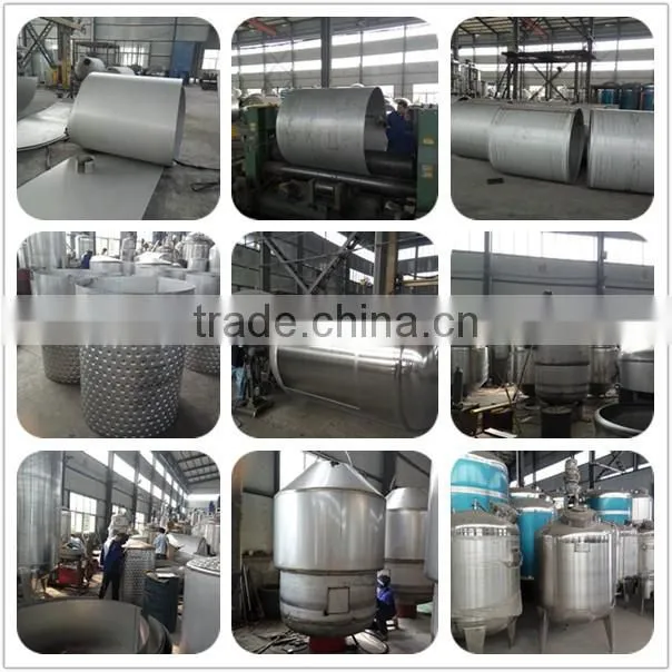 1000L stainless steel shampoo mixing tank