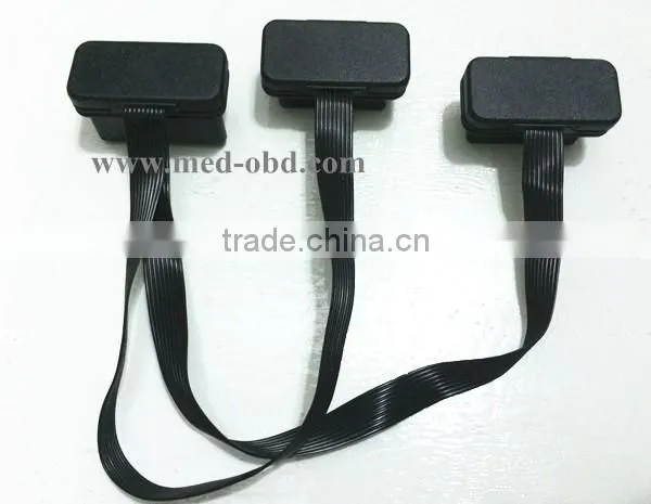 Flat OBD2 Spitter Y cable 1m