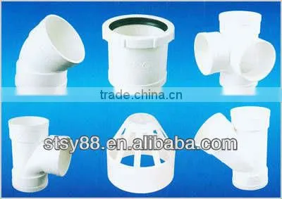 upvc pipes and fittings companies/upvc pipe size