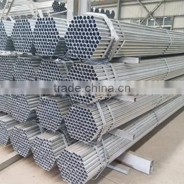 112mm cold rolled 6m length round pre galvanized pipe sizes