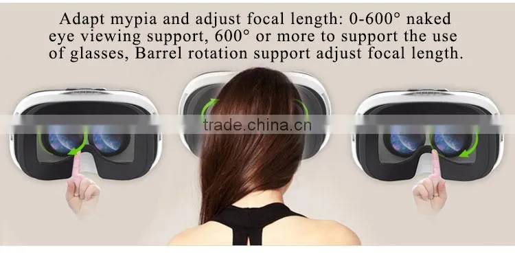 Hot selling android4.0-6.5 inch all in one virtual reality 3d glasses