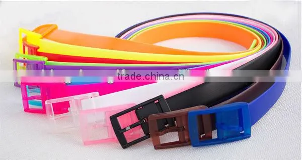High quality men/women silicone leather belt