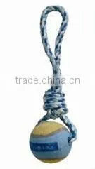 Good quality cotton rope with plastic bone dog toys