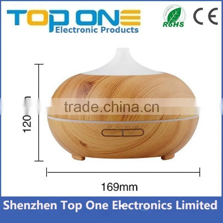 300ml Wholesale electric ultrasonic wood grain essential oil diffuser