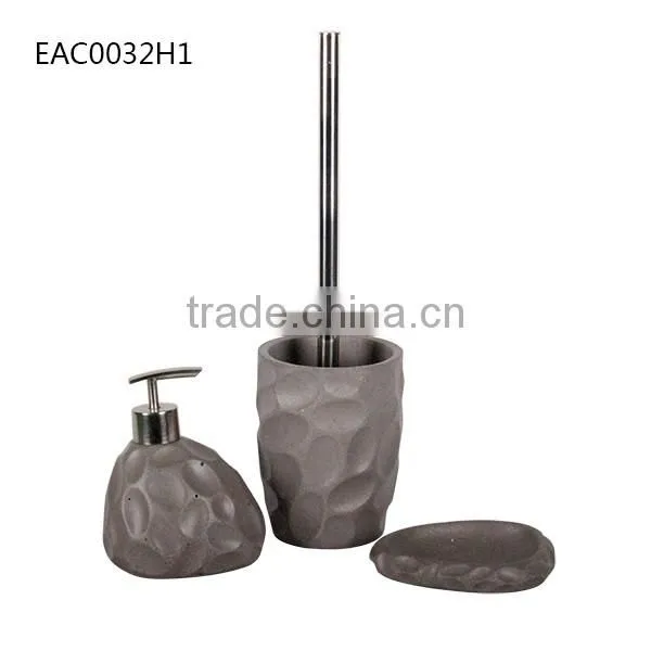 Bathroom fitting concrete / copper bathroom accessory set