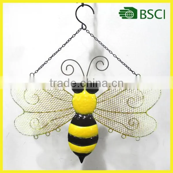 YS14938 Outdoor series metal bee for garden decoration