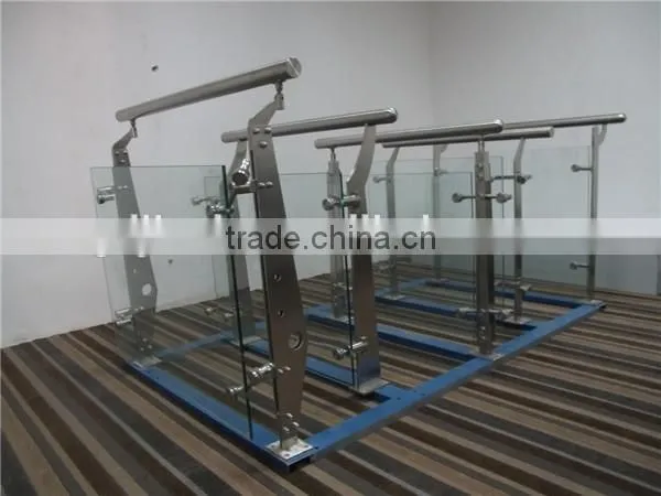 Stainless Steel Project Balustrade With Special Glass Spider