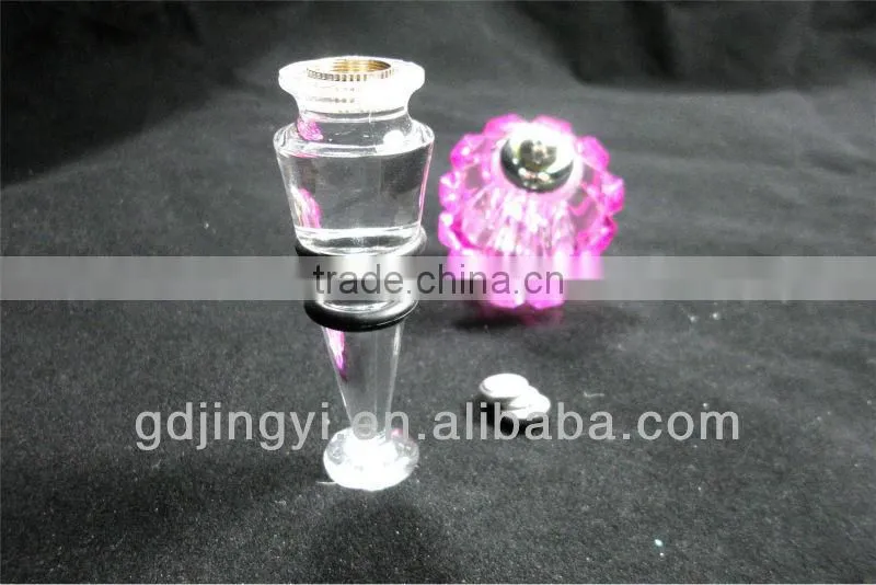 2014 gem shaped plastic wine bottle stoppers with LED lights
