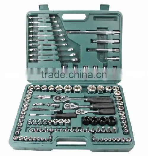 High quality 120 pcs 1/4" & 3/8" &1/2" Socket wrench Set
