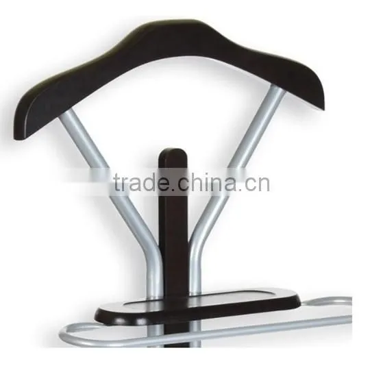 Hotel furniture Metal free standing wooden coat rack