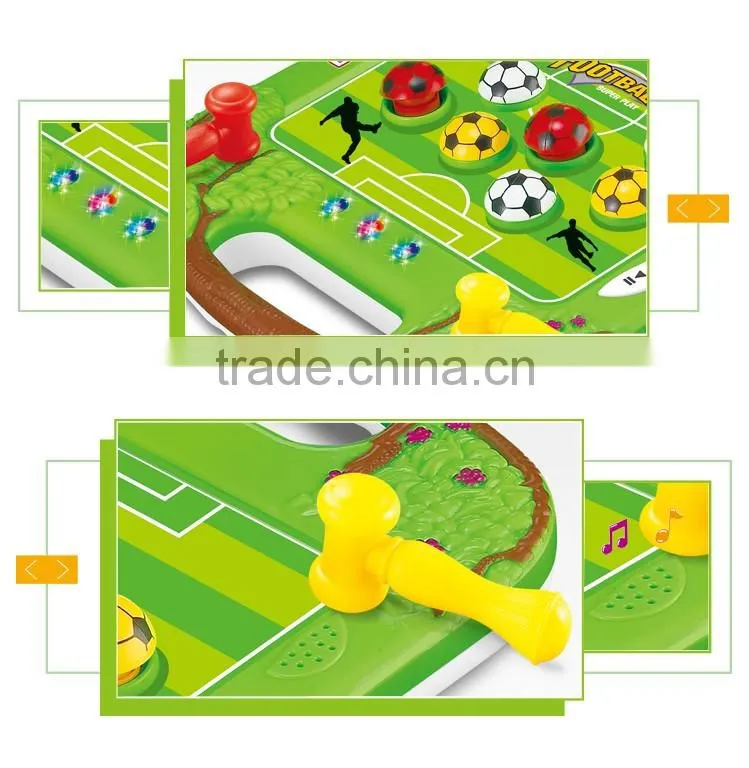 New product children mini electric hammer play a football game
